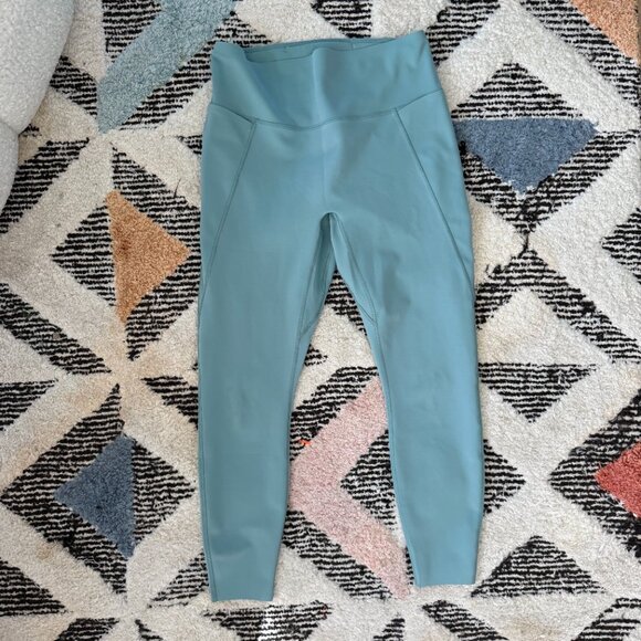 Nike Universa Women's High-Waisted 7/8 Leggings, No Front Seam - Large - teal - Picture 5 of 9